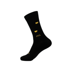 Calcetin Huizapol Negro Coffee