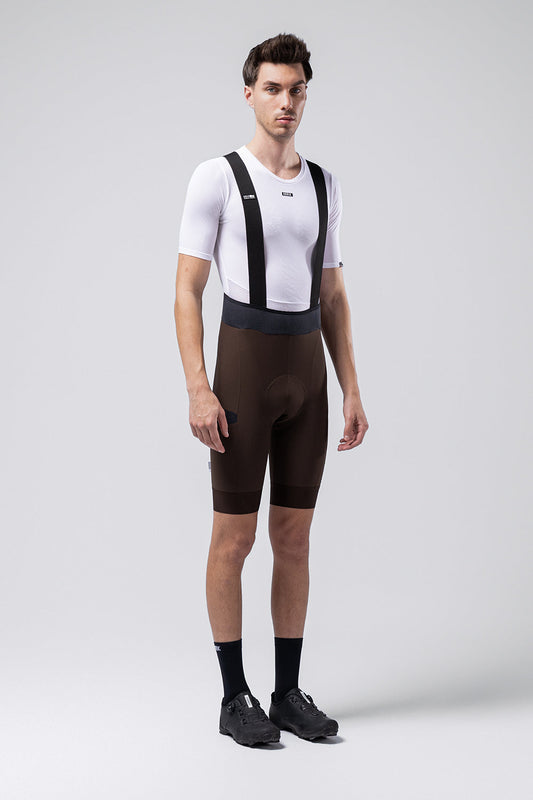 Bib Short Grit 2.0 Hombre Cocoa