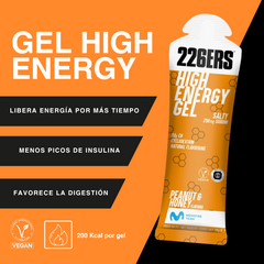 Gel High Energy 76g Sabor Cacahuate y Miel