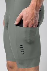 Bib Short Grit Evergreen Hombre