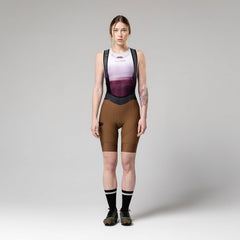 Bib Short Grit Toffee Mujer