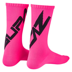 Calcetines para Ciclismo Supasox Twisted Black & Pink